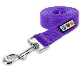 Pawtitas Reflective Leash M/L Purple 1.2M ペット子犬の鎖反射犬の鎖快適なハンドル高反射性の糸頑丈な犬の訓練の鎖6フィートの犬の鎖または4フィートの犬の鎖として利用できる 中/大
