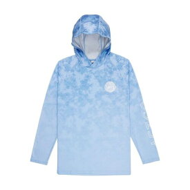 アフコ(Aftco) タクティカル フェード UXV LS サン プロテクション フーディー エアリーブルー アシッド カモ Lサイズ (Tactical Fade UXV LS Sun Protection Hoodie AiryBlue Acid Camo M) M63198