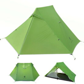 Geer Top 超軽量 テント 2人用 登山 ulテント 防水PU5000mm コンパクト 設営簡単 通気 前室あり アウトドア キャンプ バイクツーリング ソロ 山岳 徒歩 自転車旅行