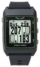 アサヒゴルフ ゴルフナビ GPS EAGLE VISION Watch3 時計型 EV-616 ブラック
