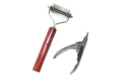 わんにゃんfactory コートキング15枚刃とギロチンタイプの爪切り(シルバー)の2本セット