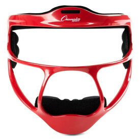 Champion Sports マグネシウムソフトボールフェイスマスク ? 軽量マスク ユース用 ? 耐久性のあるヘッドガード ? プレミアムスポーツアクセサリー 屋内と屋外用 ? レッド