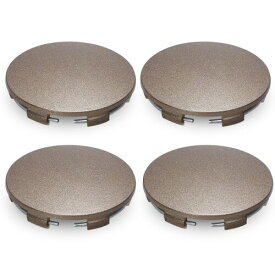 calm wish ホイール センター キャップ アルミ カバー 鉄チン ステッカー シール ワーク リム ハブ ライト ブロンズ 65mm 汎用 4個