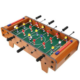 Fabater 省スペースの頑丈な卓上サッカー、子供向けの耐久性のあるテーブルサッカーゲーム(Wood color)