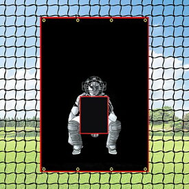 KAIDIDA 野球 ターゲット 1.8x1.5m 野球的 野球 トレーニング用品 バッティング練習 ピッチング練習 軟式 硬式（捕者）