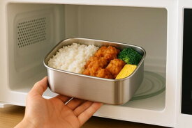 弁当箱 ステンレス レンジ対応 食洗機対応 密閉 大人 中高生 男性 大容量 600ml お手入れ簡単 おしゃれ ランチボックス シルバー 保存容器