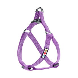 Pawtitas Reflective Dog Harness L Orchid ポーティタスペット反射犬のハーネス反射ベストハーネスコンフォートコントロールトレーニングあなたの子犬ハーネス/犬ハーネスを歩く大 紫色の蘭