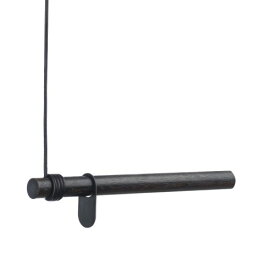 LINDDNA ハンガーラック コートラック Wall Swing Oak Black/Leather Cord Black 2P 981394-CN