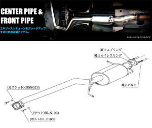 [`{_]CBA,DBA-NC25 Zi_4WD(MR20DE / 2.0 / NA_H17/05`H22/03)pZ^[pCv[CENTER PIPE][NCP370][ԌΉ]