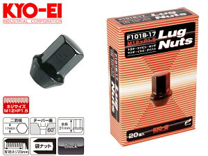 [KYO-EI]�z�C�[���p���O�i�b�g �܃i�b�g�Z�b�g_M12×P1.5_17HEX_20��(�u���b�N)�yF101B-17-20P�z