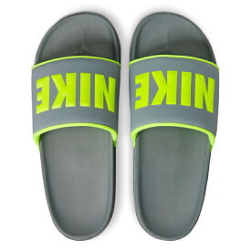 サンダル メンズ ナイキ nike オフコートスライド クールグレー×ボルト bq4639 025 スポーツサンダル ナイキ シャワーサンダル
