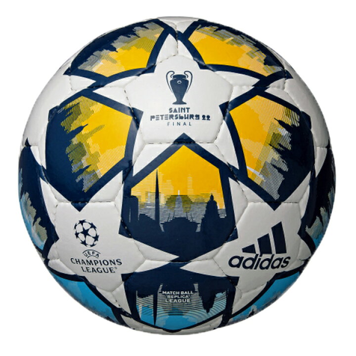 楽天市場 サッカーボール5号球 アディダス Adidas フィナーレ サンクトペテルブルク リーグ Uefa チャンピオンズリーグ 21 22 公式試合球 別色レプリカ Af5402 ユニオンスポーツ 楽天市場店