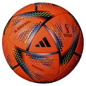 アディダス adidas AL RIHLA アル・リフラ プロ FIFA ワールドカップ 2022 公式試合球 別色オレンジ af550 サッカーボール5号球