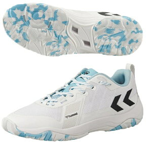 ヒュンメル hummel KOMET POWER 3.0 ホワイト×ミントグリーン has8043 1054 インドアシューズ ハンドボール メンズ 室内用 ハンドボールシューズ