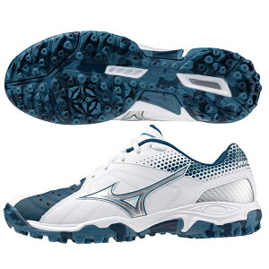 ミズノ mizuno WAVE GAIA 3 ウエーブガイア 3 ホワイト×ブルー×シルバー ハンドボールシューズ x1gd185021 屋外用
