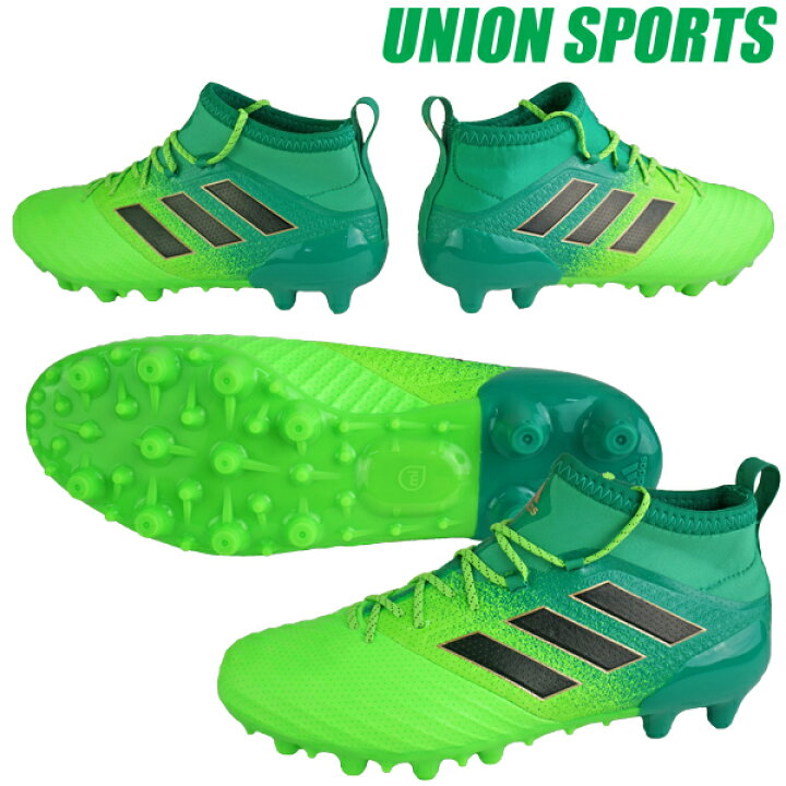 楽天市場 エース 17 2 ジャパン プライムメッシュ Hg アディダス Adidas サッカースパイク サッカーシューズ グリーン 5927 ユニオンスポーツ 楽天市場店