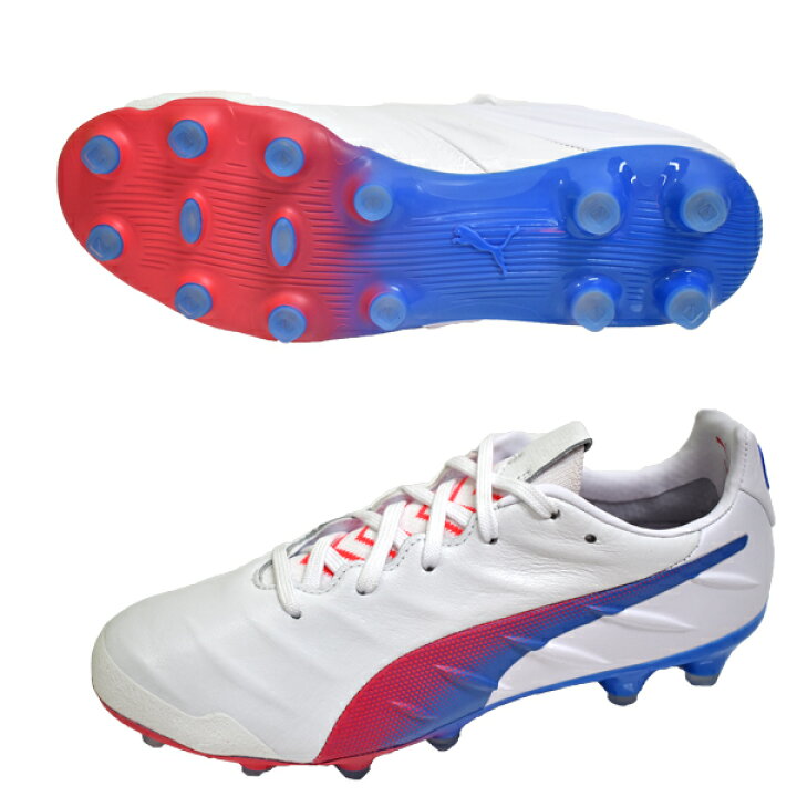 楽天市場 プーマキング プラチナム 21 Hg Ag Puma プーマ サッカースパイク サッカーシューズ King ホワイト 03 ユニオンスポーツ 楽天市場店