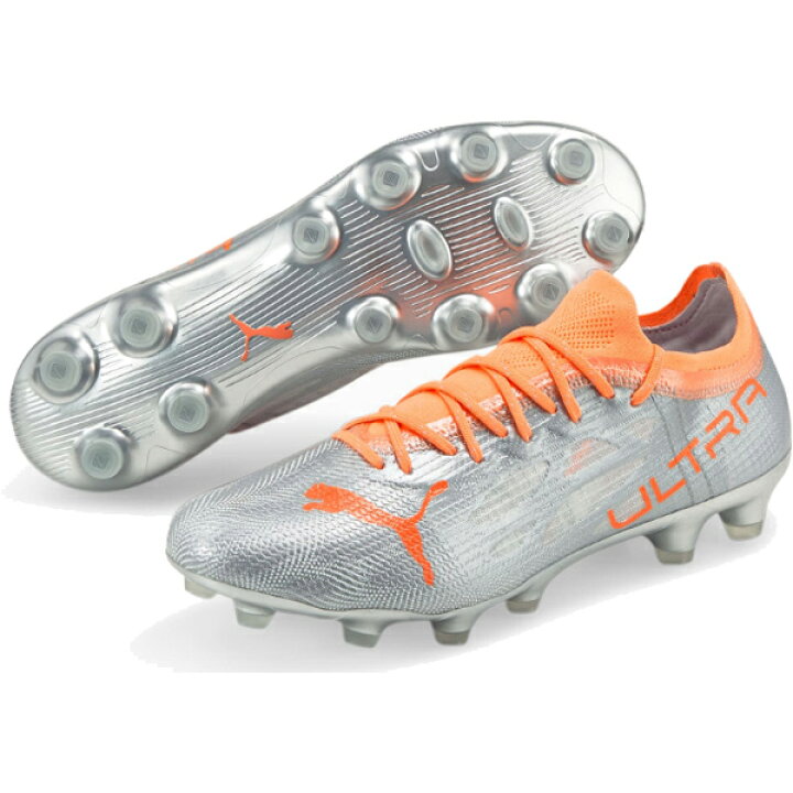 楽天市場 ウルトラ 1 4 Hg Ag Puma プーマ サッカースパイク サッカーシューズ シルバー 01 ユニオンスポーツ 楽天市場店
