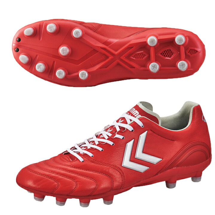 楽天市場 ヴォラート 2 レッド Hummel ヒュンメル サッカースパイク サッカーシューズ Vorart Has1240r 95 ユニオンスポーツ 楽天市場店