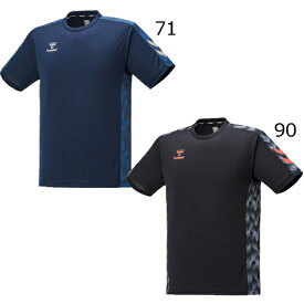 ヒュンメル hummel グラフィックシャツ hap1174 サッカー プラクティスシャツ メンズ 半袖シャツ 練習着 吸汗速乾 UVカット