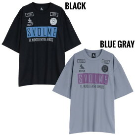 スボルメ svolme ワイド FBロゴプラT 24SDG 1241-24500 メンズサッカーウェア プラクティスシャツ 半袖 練習着