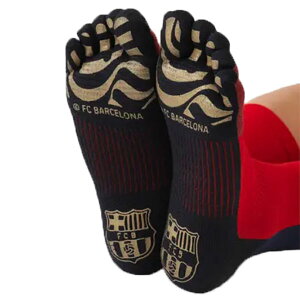 タビオ tabio FC Barcelona FOOTBALL 5本指ソックス M(25-27cm)