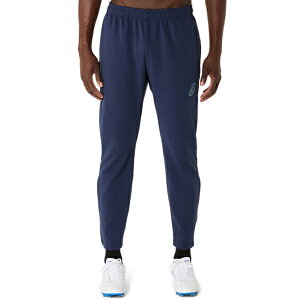 アシックス asics ニットパンツ ミッドナイトネイビー 2101a302 サッカー ジャージ トレーニングウェア メンズ ジャージパンツ