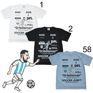 �T�b�J�[�W�����L�[ soccer junky ���[�N�A�E�g TEE DRIBBLEMAN+4 jr26f07 �T�b�J�[ �v���N�e�B�X�V���c