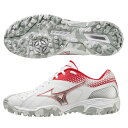 ミズノ mizuno WAVE GAIA 3 ウエーブガイア 3 WIDE ホワイト×レッド×シルバー ハンドボールシューズ x1gd235001
