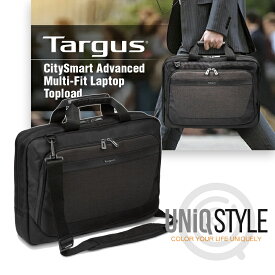 【100カ国で累計3億個達成】Targus (ターガス) ビジネスバック メンズ CitySmart Advanced Multi-Fit ショルダーバック 通勤 15.6インチ ノートPC対応 ブリーフケース ブラック TBT914AP-71