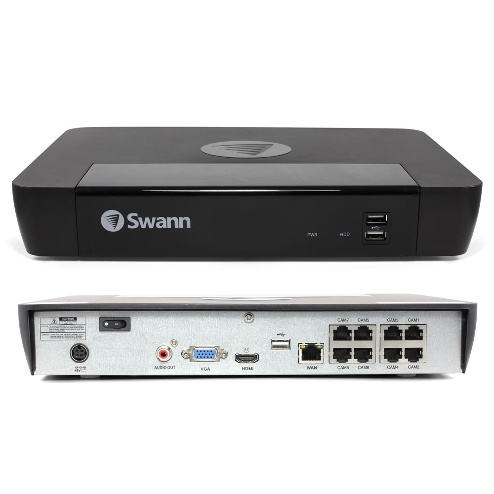 楽天市場】Swann NVRシステム 4K セキュリティカメラ6台 ＋ 8CH 2TB 