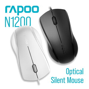 Rapoo N1200 USBL}EX É }EX TYPE-Aڑ ɂ GSm~NX lԍHw E  zC[  w 1000dpi pc}EX p\R m[gp\R}EX N1200-BK/WH