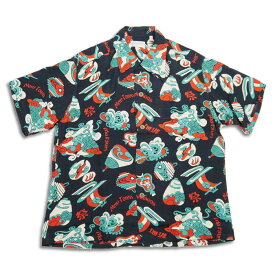 SunSurf サンサーフ Lot No. SS39060 SUN SURF SPECIAL EDITION “THE LOST TOWN” ブラック メンズ アロハシャ スペシャルエディション お祭り ハワイアン レーヨンツ 2023春夏 送料無料