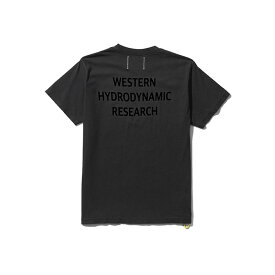 WESTERN HYDRODYNAMIC RESEARCH MWHR24S8033-M WORKER S/S TEE ブラック メンズ 半袖 プリント Tシャツ バックプリント 2024年春夏 送料無料