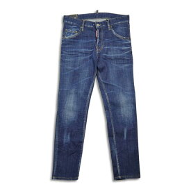 DSQUARED2 ディースクエアード S74LB1486 DARK CLEAN WASH SKATER JEANS メンズ ジーンズ デニム スケーター D2 スリム テーパード スケーター 定番 カジュアル ブランドロゴ 2024年春夏 送料無料