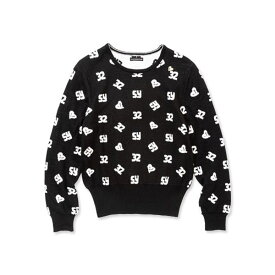 30％OFF SY32 by SWEET YEARS スウィートイヤーズ SYG-23A07W SY LOGO KNIT SWEATER ジャガードニット ブラック SY32 裏面起毛 ウールアクリル素材 セーター レディース ゴルフ 2023年秋冬 送料無料