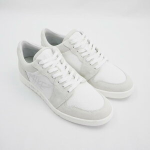 MIKE.dontdoit マイクドントドゥイット MKSH03-021 ホワイト&オフホワイト 日本限定モデル レザー スニーカー メンズ イタリアンレザー スエード 軽量 本革 ハンドメイド イタリア製