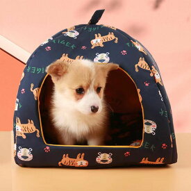 猫 ベッド 猫ハウス ペットベッド 犬小屋 ドーム型 クッション ソファー 2WAY 折りたたみ可 冬 おしゃれ ハウス 暖かい 小型犬 ふわふわ ボア 犬用ベッド ネコベッド 洗える 居心地が良い 快適 ドッグハウス キャットハウス LKSDN