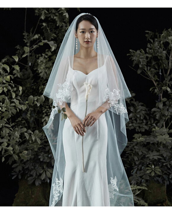 楽天市場 ブライダルベール ベールダウン 豪華 ロングベール ベールアップ レース付き 刺繍付き スパンコール 結婚式 ウエディングベール 優雅 ビンテージ ロイヤル お嬢様 優雅 淑女 レディー 海外撮影 海辺 300cm コーム付き Unique Weddings