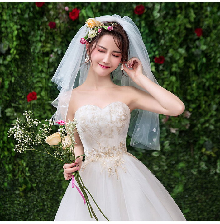 楽天市場】ブライダルベール ショートベール ウェディングベール 結婚 
