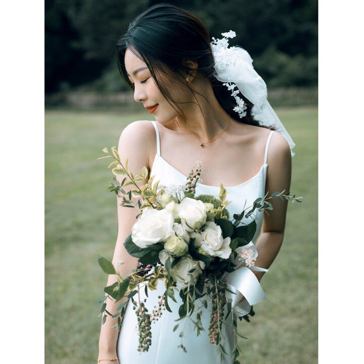 楽天市場】海外挙式 ウェディングドレス 前撮り 結婚式 ロングドレス 