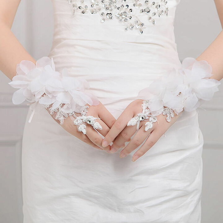 楽天市場】ショート 結婚式 ウエディンググローブ 安い ブライダル 