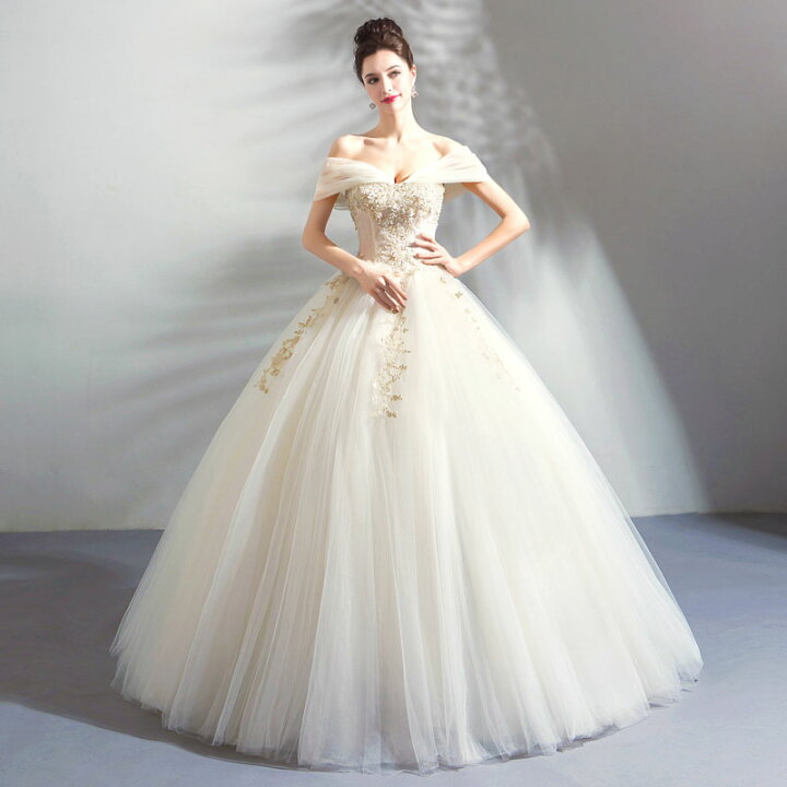 楽天市場】ウエディングドレス 花嫁 二次会 wedding dress 高級感  