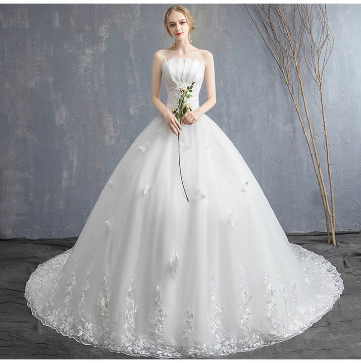 楽天市場】ウェディングドレス プリンセスドレス wedding dress 花嫁 