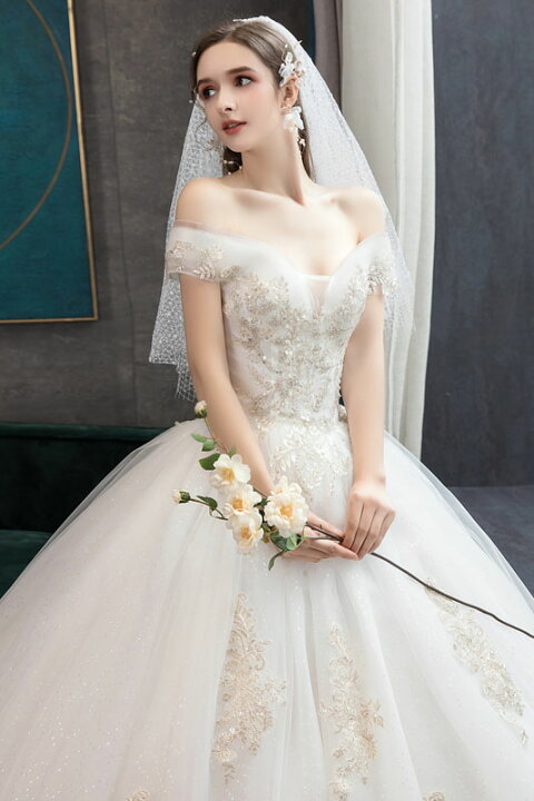 楽天市場】ウェディングドレス wedding dress ウエディングドレス 半袖 