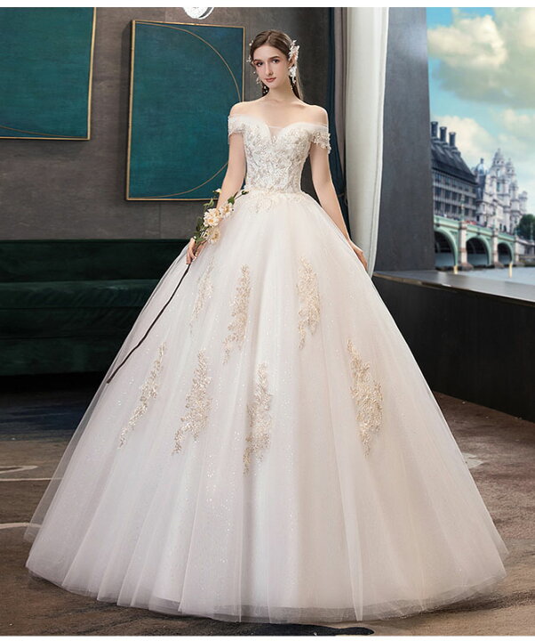 楽天市場】ウェディングドレス wedding dress ウエディングドレス 半袖  