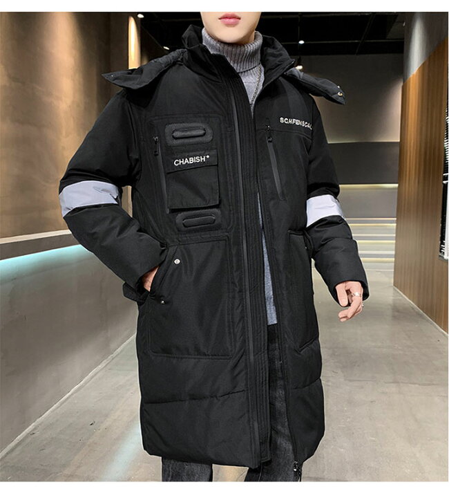 楽天市場】ダウンジャケット メンズ ロング丈 大きいサイズ 暖かい 