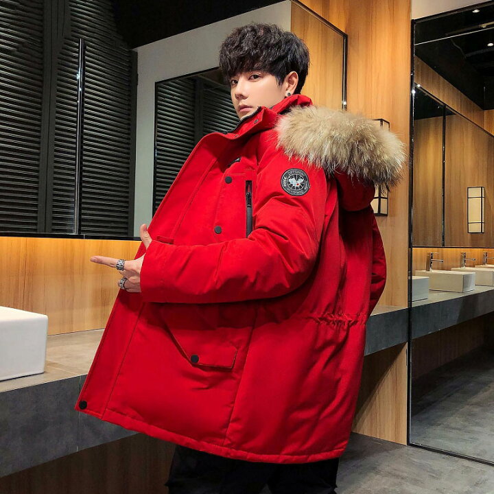 楽天市場】ダウンコート メンズ 暖かい 冬服 ダウンジャケット 防風 
