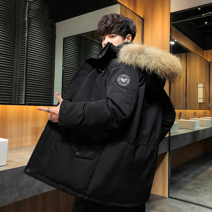 楽天市場 ダウンコート メンズ 暖かい 冬服 ダウンジャケット 防風 厚手 ミドル丈 コート 大きいサイズ シンプル 防寒コート 極暖ダウン 紳士用 おしゃれ ダウンアウター 冬コーデ かっこいい 防寒着 アウトドア 登山 釣り 自転車 ゆったり フード取り外し可能 Unique