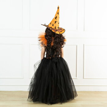 楽天市場 送料無料 ハロウィン 衣装 子供 眠りの魔女 女の子 小悪魔 仮装 可愛い 子供ドレス ワンピース 悪魔 コスチューム コスプレ 巫女 Halloween 2点セット ドレス カチューシャ 魔女ウィッチ 服装 舞台衣装 舞台劇 Unique Weddings